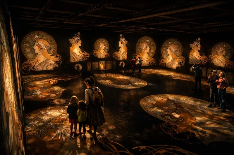 MUCHA – Beyond Art Nouveau Immersiv konstupplevelse i Artboxen